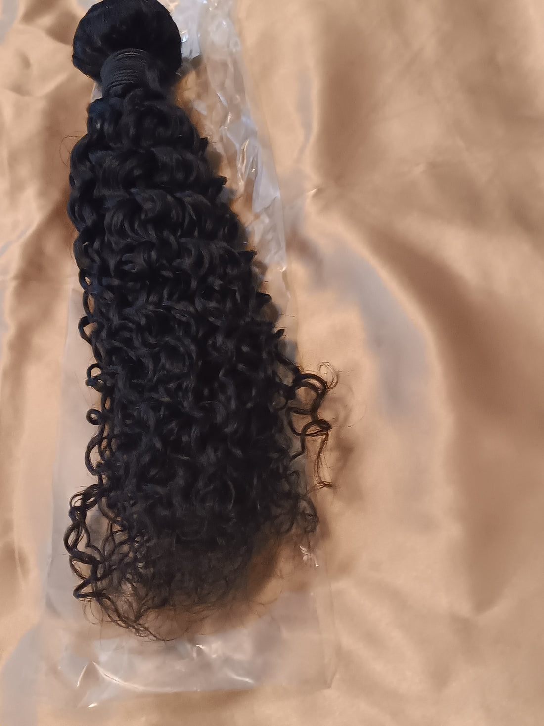 100% Raw Virgin Human Hair 20&quot; Deep Wave black