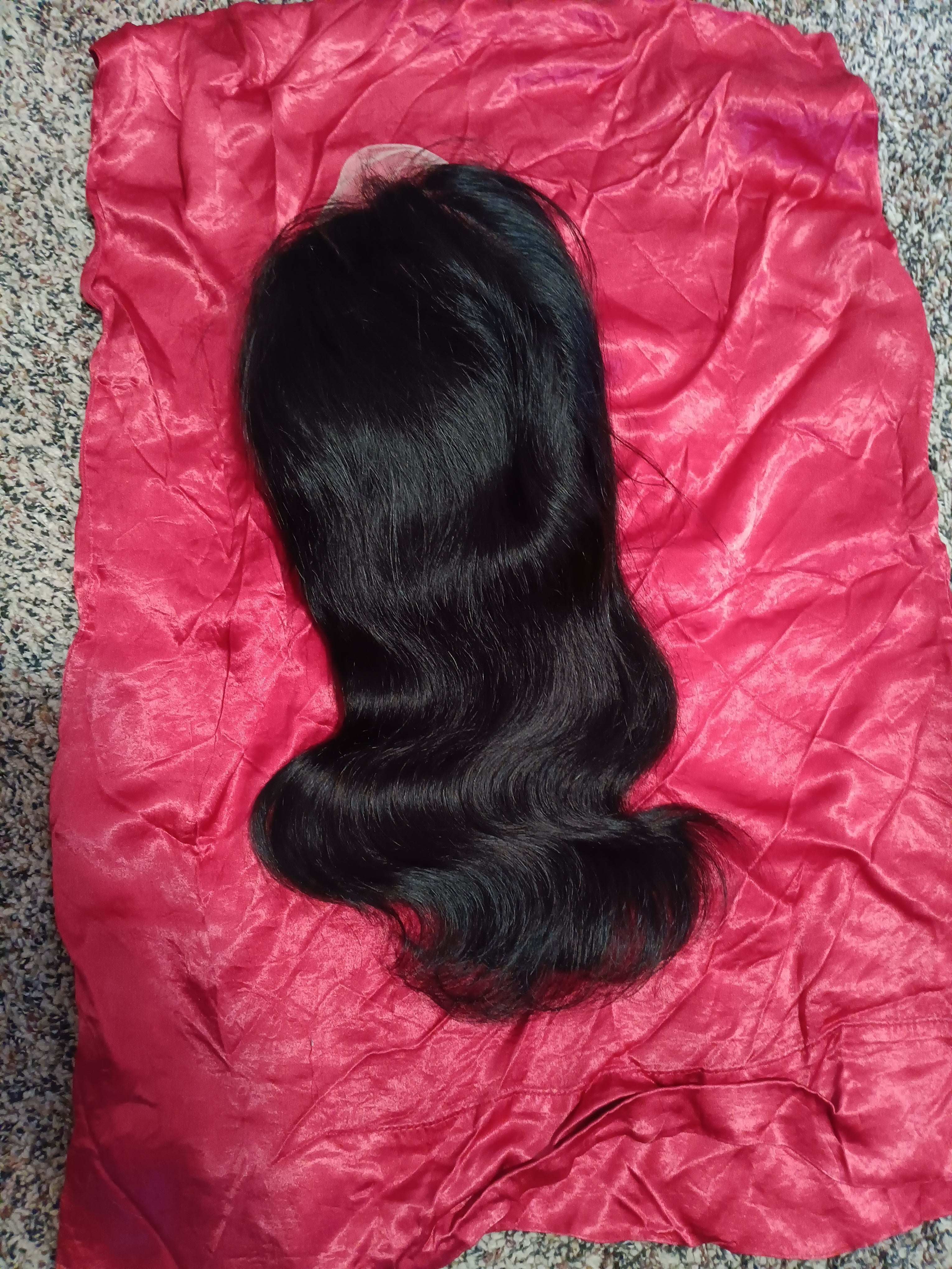 100% Virgin Raw human hair 13x4 black 10 inch body wave